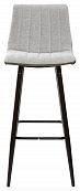 Барный стул DERRY светло-серый меланж FC-01/ экокожа хаки RU-04